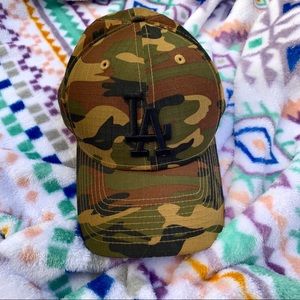 Camo LA Dodgers New Era hat